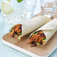 Sticky Pork Wrap